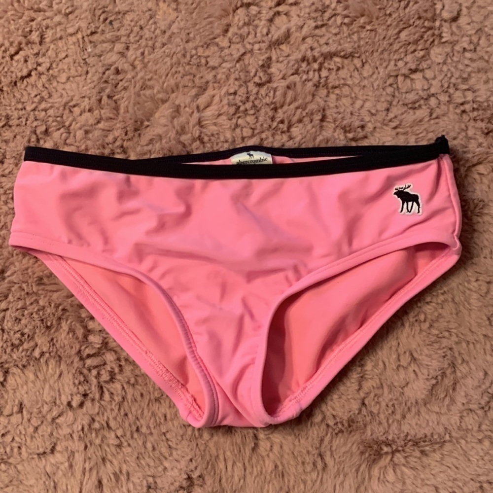 Abercrombie & Fitch Bikini Bottoms in Pink Girl’s Size 11-12 In EUC
